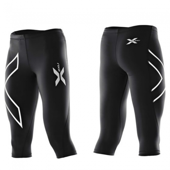 2XU Thermische compressie broek 3/4 zwart dames WA1945b 2015 WA1945B